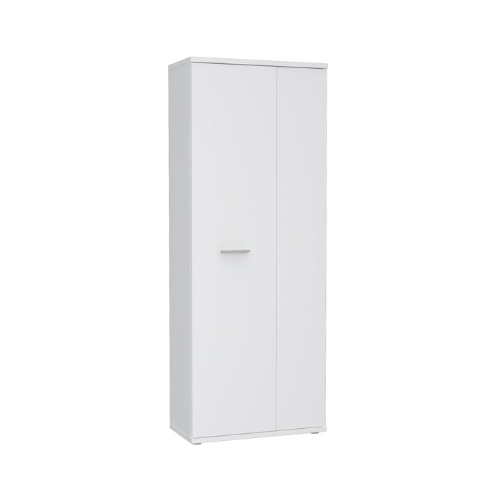 Como 2 Door Multipurpose White Broom Utility Cupboard